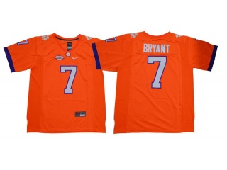 Clemson Tigers #7 Austin Bryan College Football Limited Jersey Orange