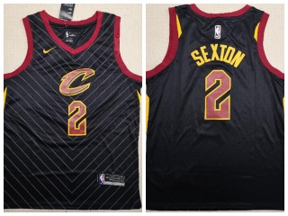 Nike Cleveland Cavaliers 2 Collin Sexton Swingman Jersey Black