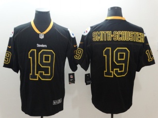 Pittsburgh Steelers #19 JuJu Smith-Schuster Lights Out Vapor Untouchable Limited Jersey Black