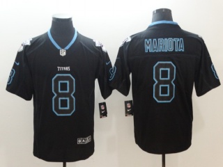 Tennessee Titans #8 Marcus Mariota Lights Out Vapor Untouchable Limited Jersey Black