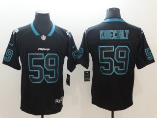Carolina Panthers #59 Luke Kuechly Lights Out Vapor Untouchable Limited Jersey Black