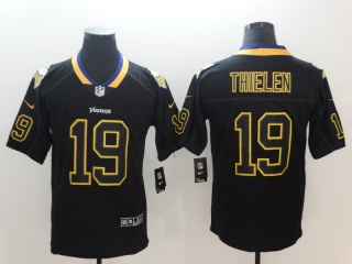 Minnesota Vikings #19 Adam Thielen Lights Out Vapor Untouchable Limited Jersey Black