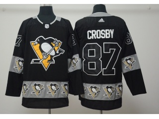 Adidas Pittsburgh Penguins #87 Sidney Crosby Fashion Hockey Jersey Blac