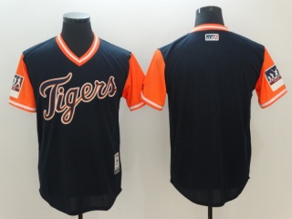 Detroit Tigers Blank 2018 Player Weekends Jersey Blue