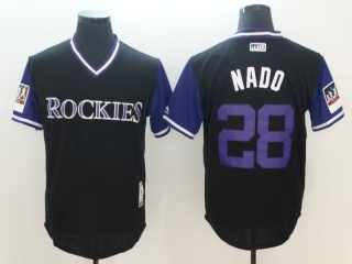 Colorado Rockies #28 Nolan Arenado 