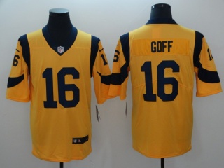 St. Louis Rams 16 Jared Goff Color Rush Limited Football Jersey Yellow