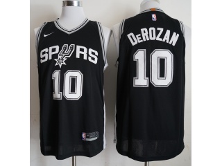 Nike San Antonio Spurs #10 Demar DeRozan Jersey Black