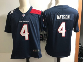 Youth Houston Texans #4 Deshaun Waston Vapor Untouchable New Style Limited Jersey Blue