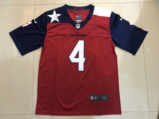 Youth Houston Texans #4 Deshaun Waston Jersey Vapor New Style Limited Red