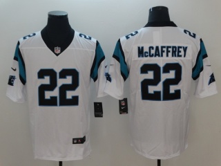 Carolina Panthers #22 Christian Mccaffrey Men's Vapor Untouchable Limited Jersey White