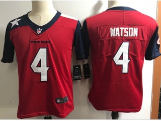 Youth Houston Texans #4 Deshaun Waston Vapor Untouchable New Style Limited Jersey Red
