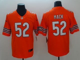 Chicago Bears #52 Khalil Mack Vapor Untouchable Limited Jersey Orange