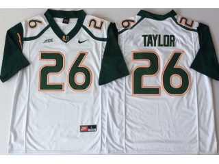 Miami Hurricanes #26 Sean Taylor Jerseys White