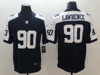Dallas Cowboys 90 Demarcus Lawrence Jersey Blue Thanksgivings Vapor Untouchable Limited