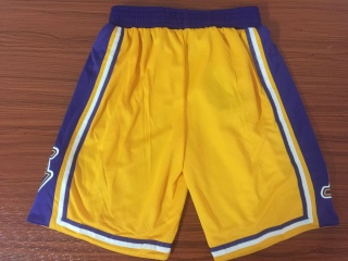 Nike Los Angeles Lakers Shorts Yellow