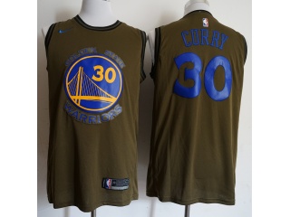 Nike Golden State Warriors #30 Stephen Curry Basketball Jersey Green