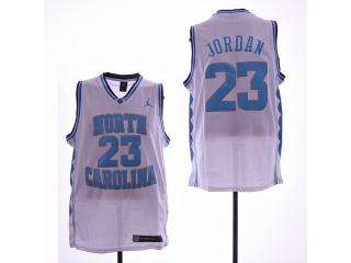 North Carolina 23 Michael Jordan Basketball Jersey White