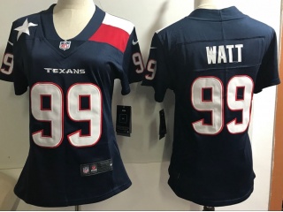 Woman Houston Texans #99 JJ Watt Vapor Untouchable New Style Limited Jersey Blue