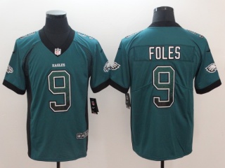 Philadelphia Eagles #9 Nick Foles Drift Fashion Vapor Untouchable Limited Jersey Green