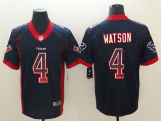 Houston Texans #4 Deshaun Waston Drift Fashion Vapor Untouchable Limited Jersey Blue