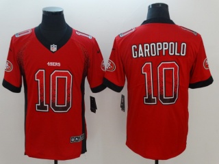 San Francisco 49ers #10 Jimmy Garoppolo Drift Fashion Vapor Untouchable Limited Jersey Red