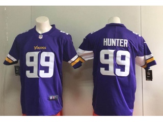 Minnesota Vikings #99 Danielle Hunter Vapor Untouchable Limited Jersey Purple