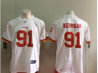Washington Redskins #91 Ryan Kerrigan Gridiron Vapor Untouchable Limited Jersey White