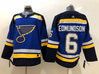 Adidas St.Louis Blues 6 Joel Edmundson Hockey Jersey Blue