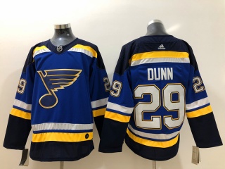 Adidas St.Louis Blues 29 Vince Dunn Hockey Jersey Blue