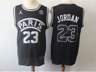 Jordan X Paris Saint-Germain 23 Michael Basketball Jersey Black
