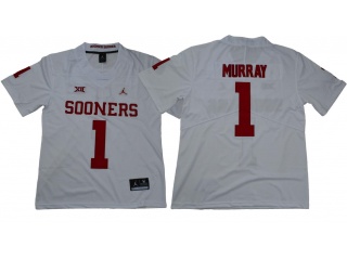 Oklahoma Sooners #1 Kyler Murray Limited Jersey White