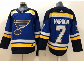 Adidas St.Louis Blues #7 Patrick Maroon Hockey Jersey Blue