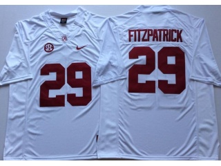 Alabama Crimson Tide 29 Minkah Fitzpatrick Limited College Football Jersey White