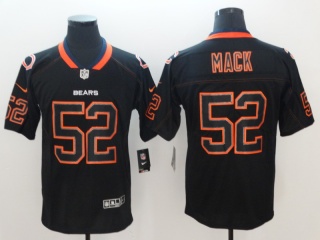 Chicago Bears #52 Khalil Mack Lights Out Vapor Untouchable Limited Jersey Black