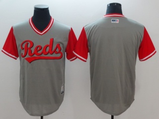 Cincinnati Reds Blank 2018 Weekend Day Baseball Jersey Gray