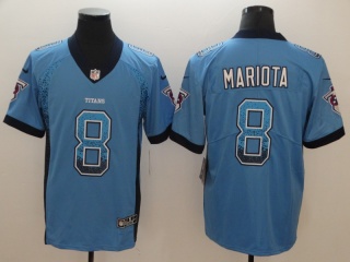 Tennessee Titans #8 Marcus Mariota Drift Fashion Vapor Untouchable Limited Jersey Blue