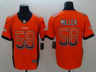 Denver Broncos #58 Von Miller Drift Fashion Vapor Untouchable Limited Jersey Orange