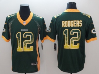 Green Bay Packers #12 Aaron Rodgers Drift Fashion Vapor Untouchable Limited Jersey