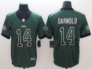 New York Jets #14 Sam Darnold Drift Fashion Vapor Untouchable Limited Jersey Green