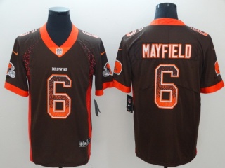 Cleveland Browns #6 Baker Mayfield Drift Fashion Vapor Untouchable Limited Jersey Brown