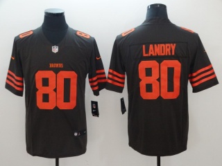 Cleveland Browns 80 Jarvis Landry Color Rush Limited Jersey Brown