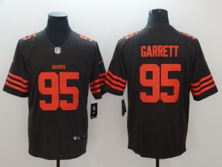 Cleveland Browns 95 Myles Garrett Color Rush Limited Jersey Brown