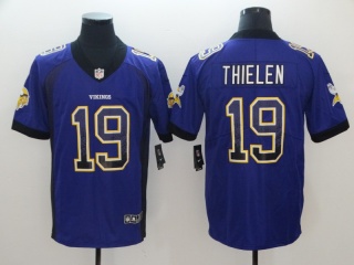 Minnesota Vikings #19 Adam Thielen Vapor Limited Jersey Drift Purple