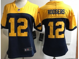 Woman Green Bay Packers #12 Aaron Rodgers Vapor Untouchable Limited Jersey Blue