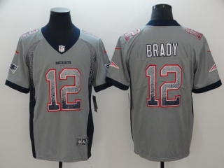 New England Patriots 12 Tom Brady Vapor Untouchable Limited Jersey Gray