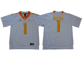 2018 Tennessee Volunteers 1 Jason Witten NCAA College Football Jersey White