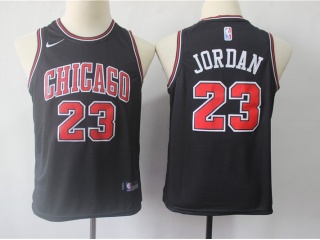 Nike Chicago Bulls 23 Michael Jordan Youth Basketball Jersey Black