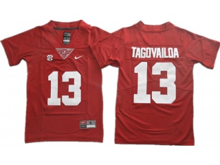 Youth Alabama Crimson Tide #13 Tua Tagovailoa Jersey Red