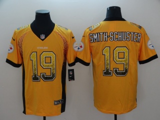 Pittsburgh Steelers #19 JuJu Smith-Schuster Drift Vapor Untouchable Limited Jersey Gold