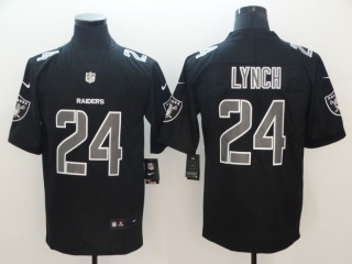 Oakland Raiders #24 Marshawn Lynch Impact Vapor Untouchable Limited Jersey Black